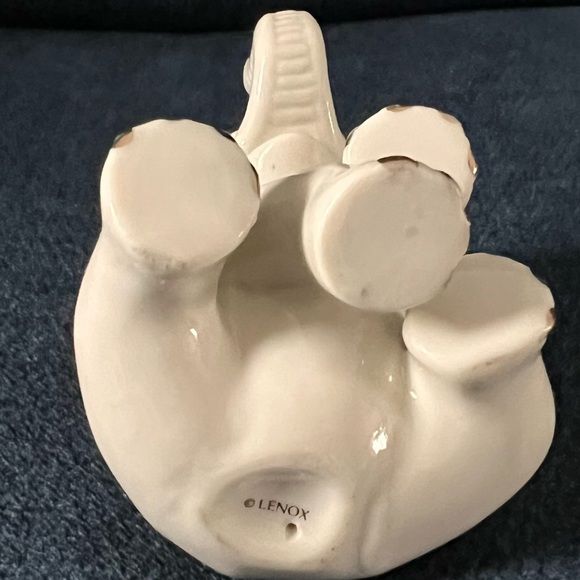 Vintage Lenox -Bone China Baby Miniature Elephant Figurine -Excellent Condition - Picture 9 of 14
